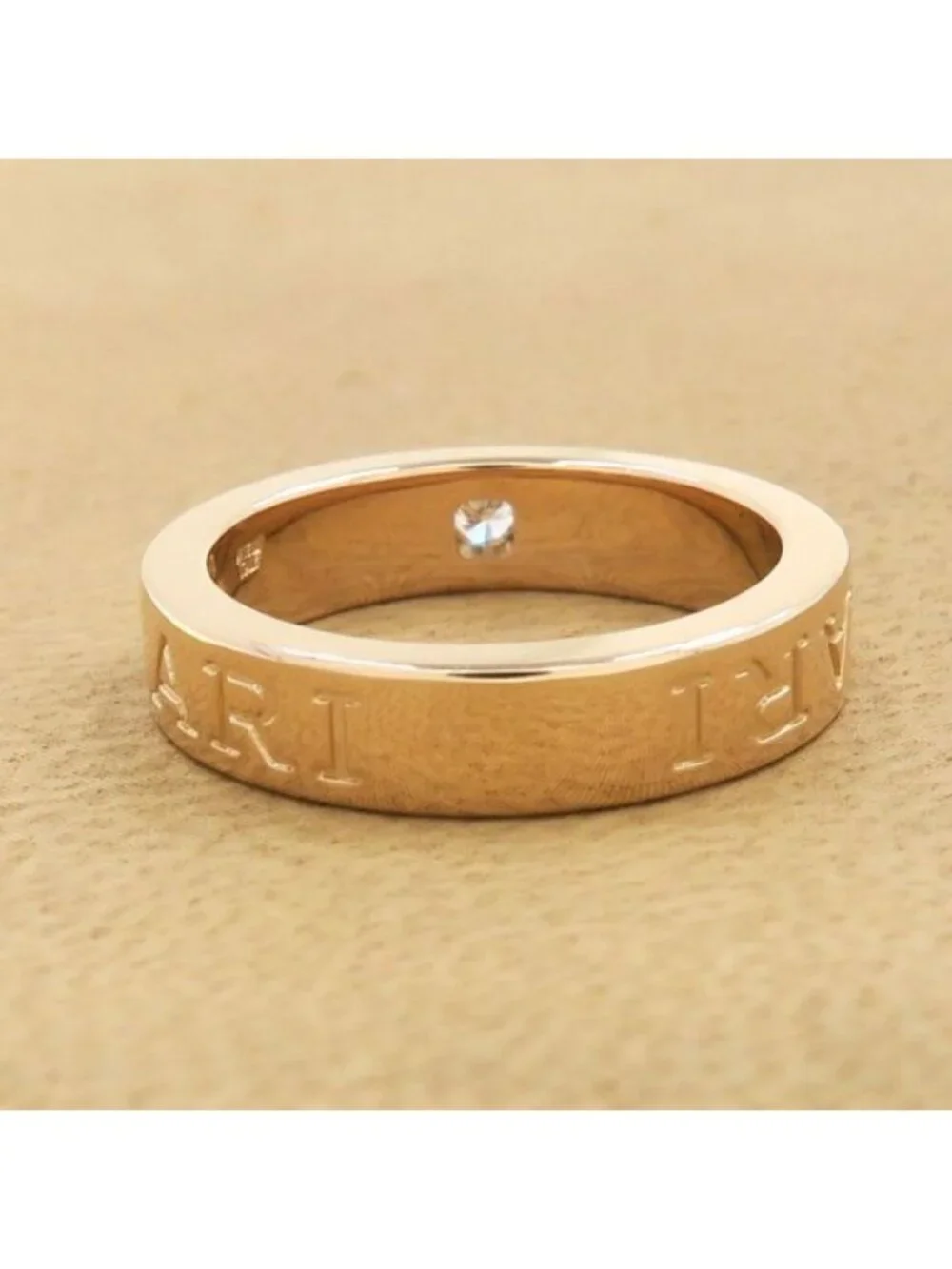 Bvlgari Bulgari Double Logo Ring Diamond 7